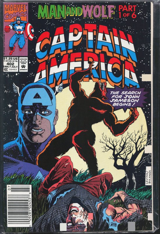 Captain America #402 (1992) Captain America