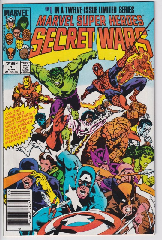 Marvel Super Heroes Secret Wars #1 NEWSSTAND (May 1984) VF 8.0! See description!