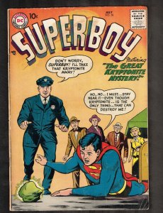 Superboy #58 ~ The Great Kryptonight Mystery ~ 1957 (3.0) WH