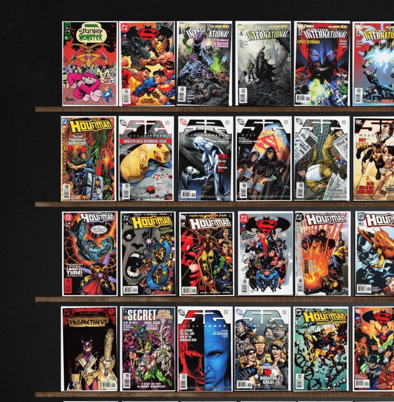 Huge Lot 150+ Comics with Superman / Batman, Hourman, 52 & More!