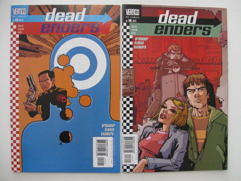 *DEAD ENDERS #1-16 Rare Brubaker; Vertigo 2000 Free Shipping!