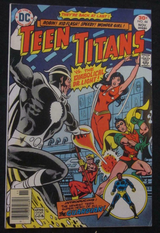 TEEN TITANS #44, VF, Wonder Girl, Dr Light, Robin, 1976, more TT in store