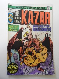 Ka-Zar #15 (1976) VG Condition MVS intact!