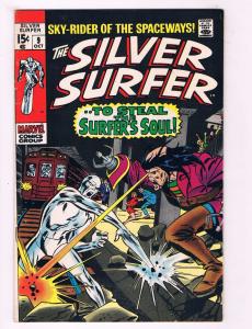 Silver Surfer # 9 FN/VF Marvel Comic Book Stan Lee Fantastic Four Galactus J28