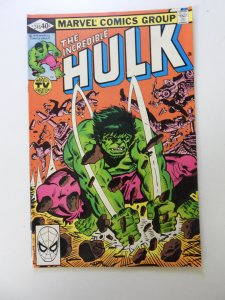 The Incredible Hulk #245 (1980) VF- condition
