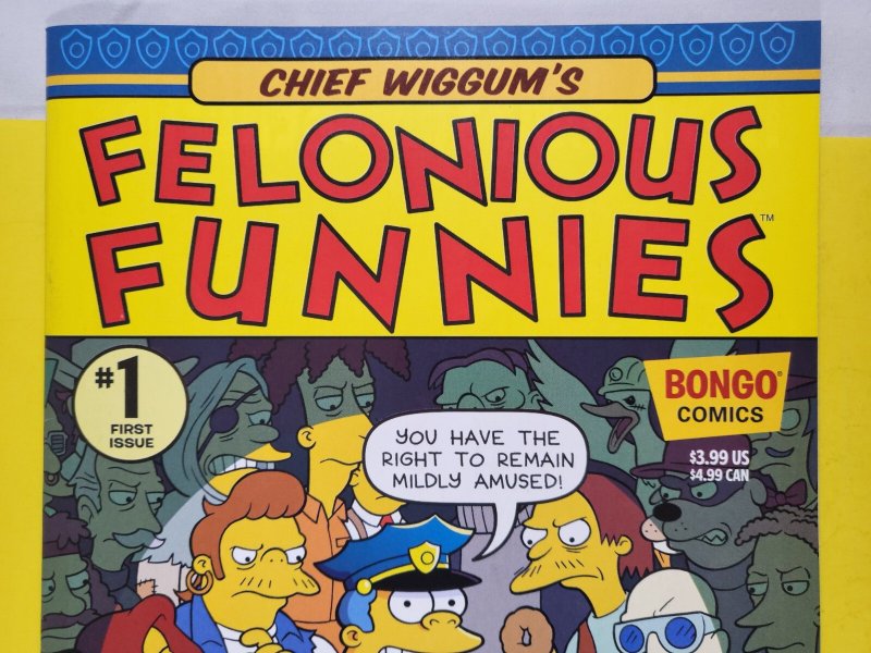 Simpsons One-Shot Wonders Chief Wiggum's Felonious Funnies #1 2018 Bongo Comics