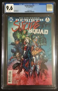 1ST ZOE LAWTON (LIVESHOT) Suicide Squad #1 RARE variant CGC 9.6 NM+ Rebirth