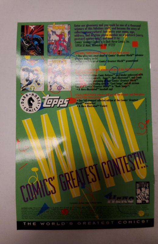 Comics' Greatest World: Arcadia #4 (1993) NM Dark Horse Comic Book J662