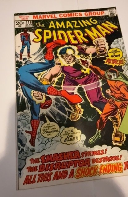 The Amazing Spider-Man #118 (1973)the smasher and disruptor