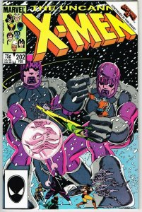 Uncanny X-Men #202 (1963) - 8.5 VF+ *I've Gone to Kill the Beyonder/Great Cover