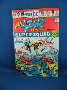 ALL STAR COMICS SUPER SQUAD 58 VF NM FIRST POWER GIRL 1976 HIGH GRADE