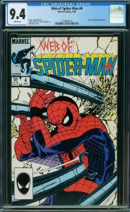 Web of Spider-Man #4 (1985) CGC 9.4 NM