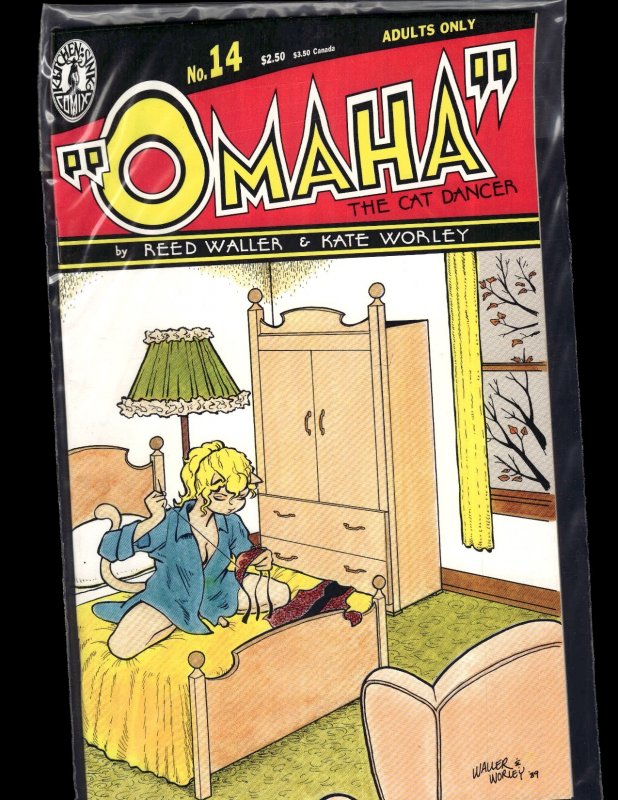 Omaha the Cat Dancer #14 (1990) Omaha the Cat Dancer