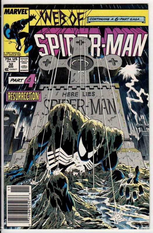 Web of Spider-Man #32 Newsstand Edition (1987) 9.0 VF/NM