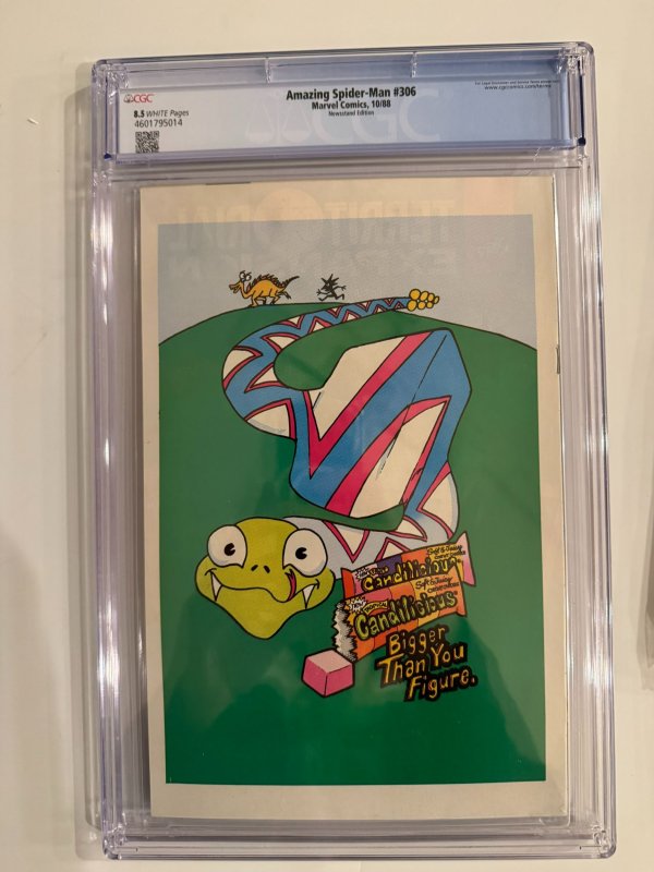 AMAZING SPIDER-MAN #306 | CGC 8.5 NEWSSTAND | TODD MCFARLANE  (1988)