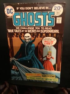 Ghosts #26 (1974) Mid high grade Skeleton Doctor cover! FN/VF Wow
