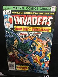 The Invaders #9 (1976) burn blood in Union Jack! High-grade VF/NM Wow