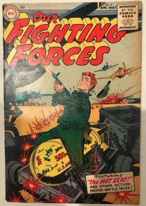 (1955) OUR FIGHTING FORCES #4! BOMB COVER! Rare!