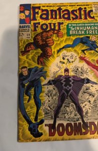 Fantastic Four #59  Inhumans Silver Surfer Doomsday foxxing/tanning
