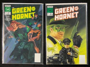 GREEN HORNET #1+2 NOW COMICS STERANKO AND DORMAN COVERS FN/VF