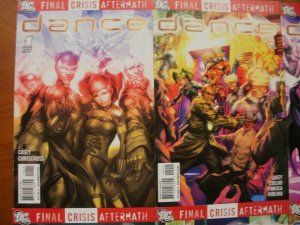 6 DC FINAL CRISIS AFTERMATH: DANCE Comic #1 2 3 4 5 6 (2009)(Casey) Complete Set