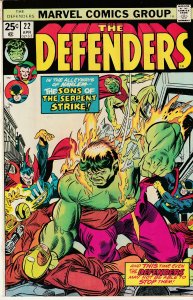 Defenders(vol. 1) # 22 Daredevil, Yellowjacket, Hellstrom, Cage !