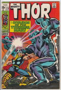 Thor, the Mighty #170 (Nov-69) VG/FN+ Mid-Grade Thor