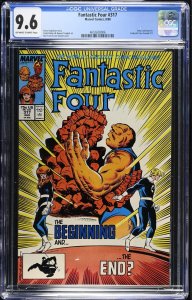 Fantastic Four #317 (8/88) Graded CGC 9.6