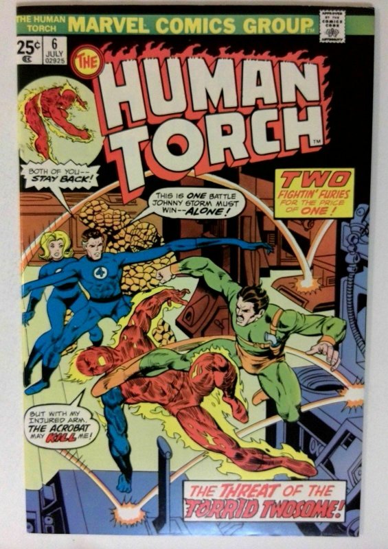 Human Torch #6 Marvel 1975 NM- Bronze Age 1st Printing Comic Book