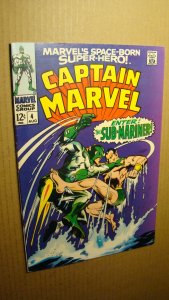 CAPTAIN MARVEL 4 *HIGH GRADE* VS SUB-MARINER SILVER SURFER 1 AD MARVEL JS65