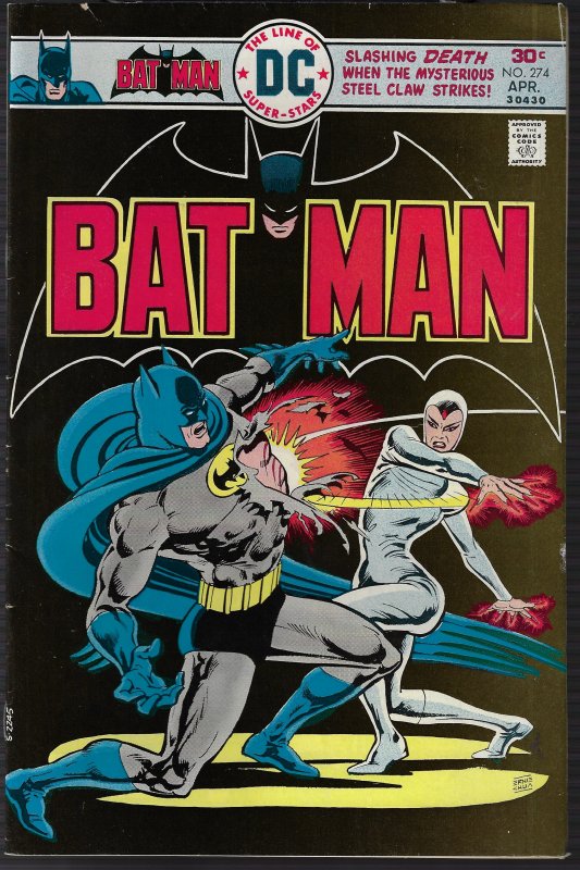 Batman #274 (DC, 1976) VF/FN