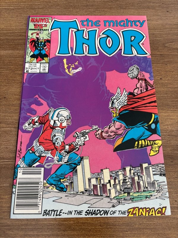 The Mighty Thor # 372 VF/NM Marvel Comic Book Odin Loki Asgard Sif TVA 10 J356