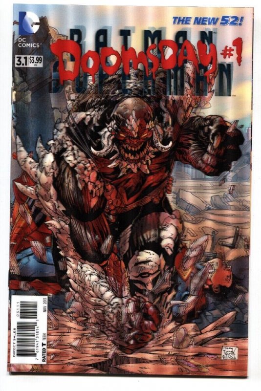 Batman/Superman-#3.1-Doomsday-#1-3-D Variant-New-1st Print-NM