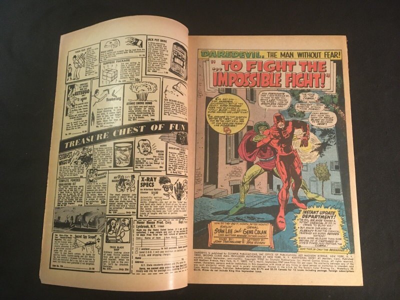 DAREDEVIL #32 VG+ Condition