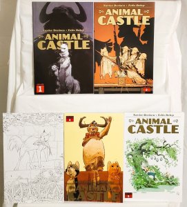 ANIMAL CASTLE #1 - 5 Felix Delep Variant Cover B Set (Ablaze 2021)