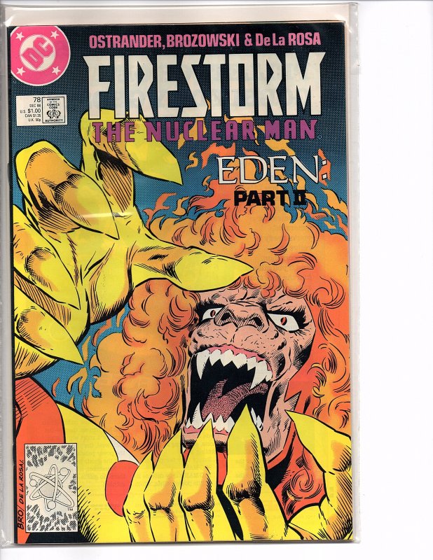 DC Comics Firestorm the Nuclear Man #78