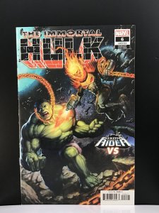 The Immortal Hulk #6 Brent Schoonover 'Cosmic Ghost Rider VS' Variant