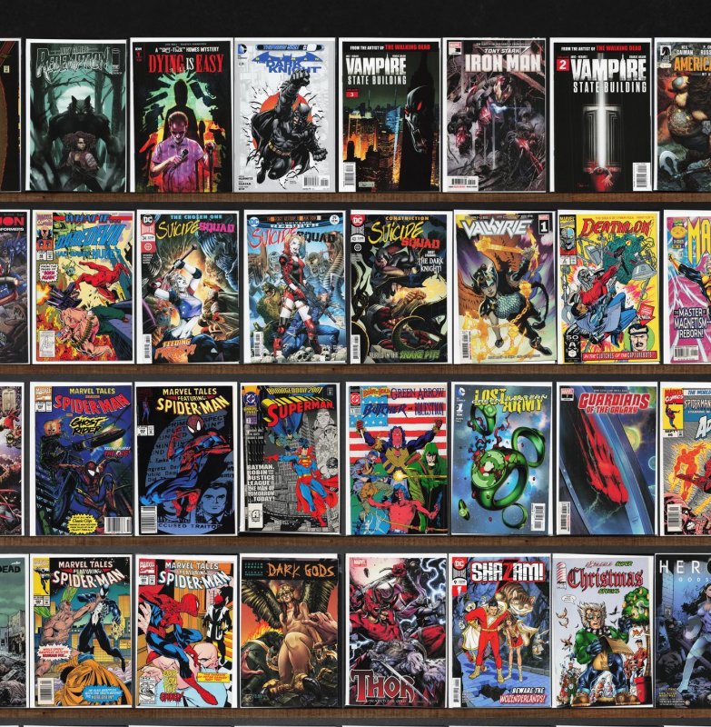Huge Lot 140+ Comics with Suicide Squad, Marvel Tales, Batwing, The Ray & More!