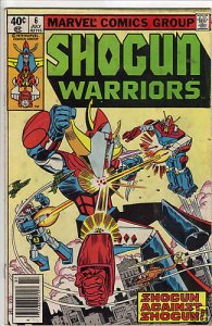Shogun Warriors #6 July 1979 Marvel Newsstand Comic Book (FN-)