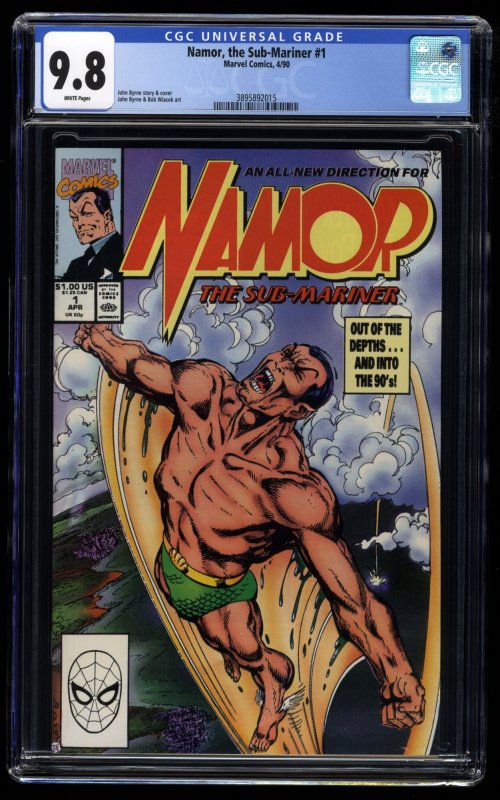 Namor the Sub-Mariner (1990) #1 CGC NM/M 9.8 White Pages