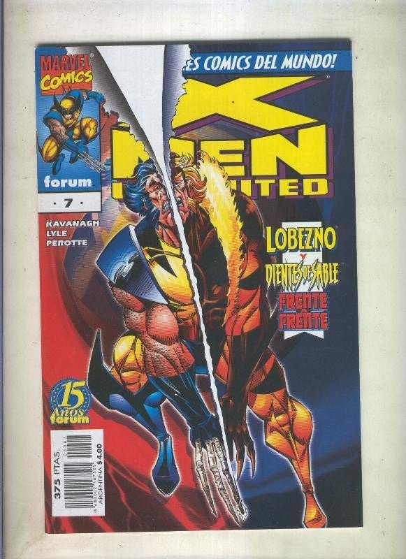 X Men Unlimited numero 07: Lobezno y Dientes de Sable