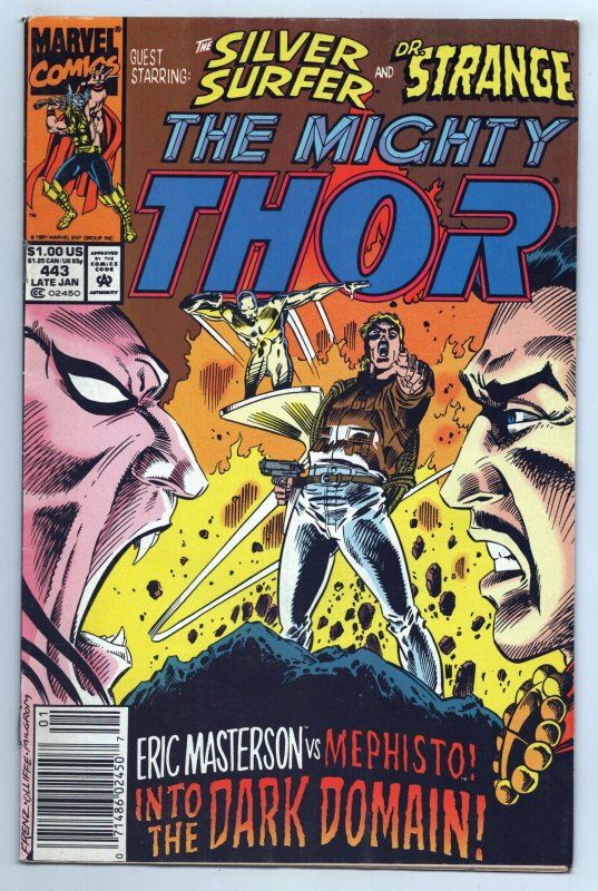 Mighty Thor #443 (Marvel, 1992) VG