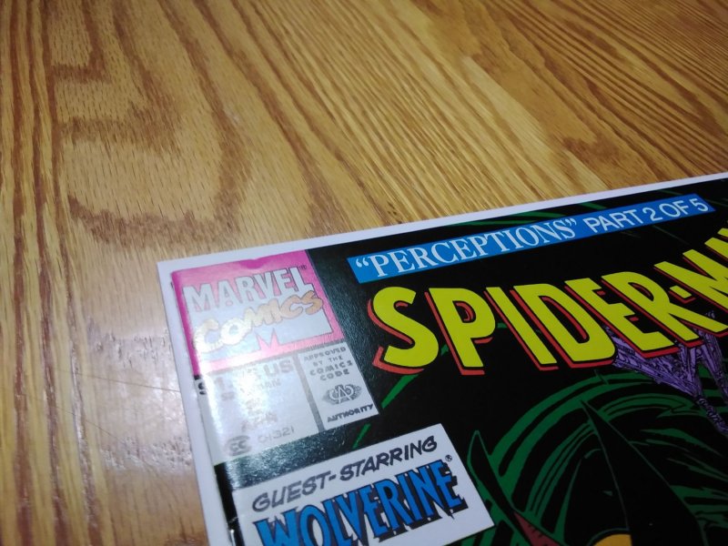 Spider-Man #9 Wolverine (1991) Newsstand McFarlane