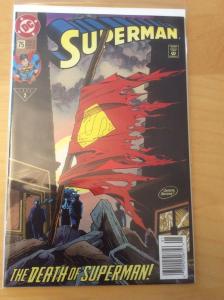 DEATH OF SUPERMAN SET, 75, TPB, WHITE & BLACK, FUNERAL FRIEND, ADVENTURES 500