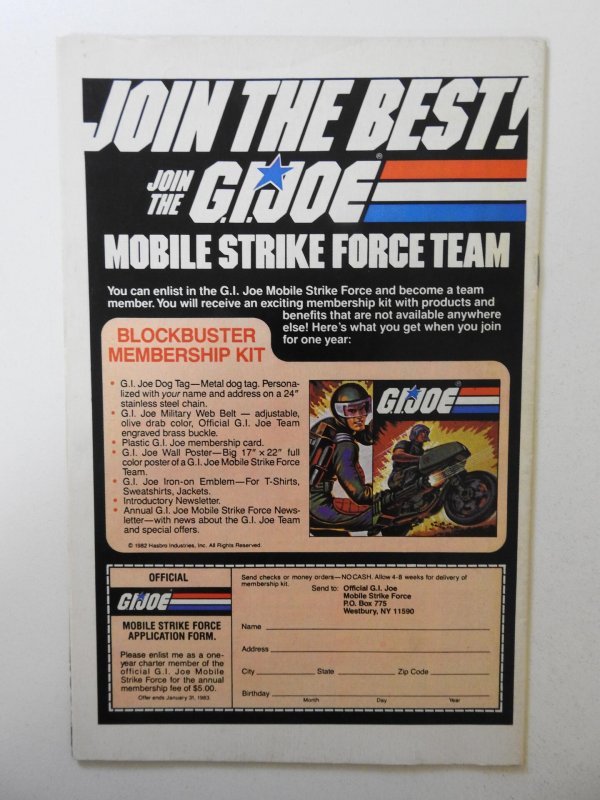 G.I. Joe #2 VG/FN Condition!
