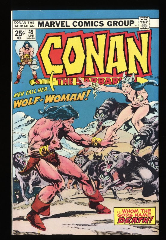 Conan The Barbarian #49 VF+ 8.5 Marvel Comics