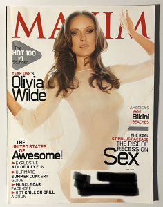 Maxim Magazine Lot of 3 July-Sept 2009