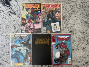 5 Marvel Comic Books Night Thrasher 1 + Nightstalkers 10 11 + Nomad # 1 8 J966