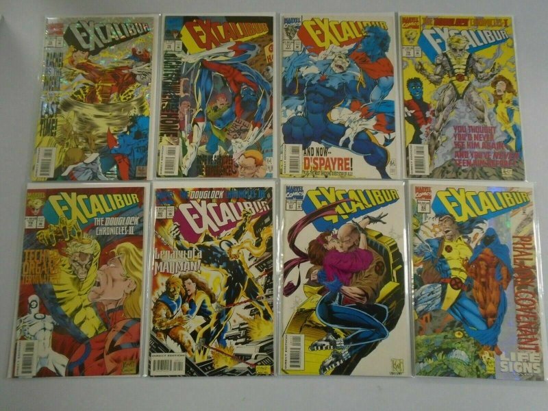 Excalibur comic lot (1st series) 50 diff from:#65-125 + ANN 8.0 VF (1993-98)