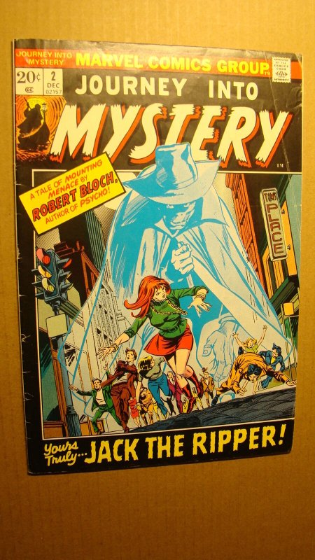 JOURNEY INTO MYSTERY 2 ROBERT BLOCH JACK THE RIPPER STORY GIL KANE ART